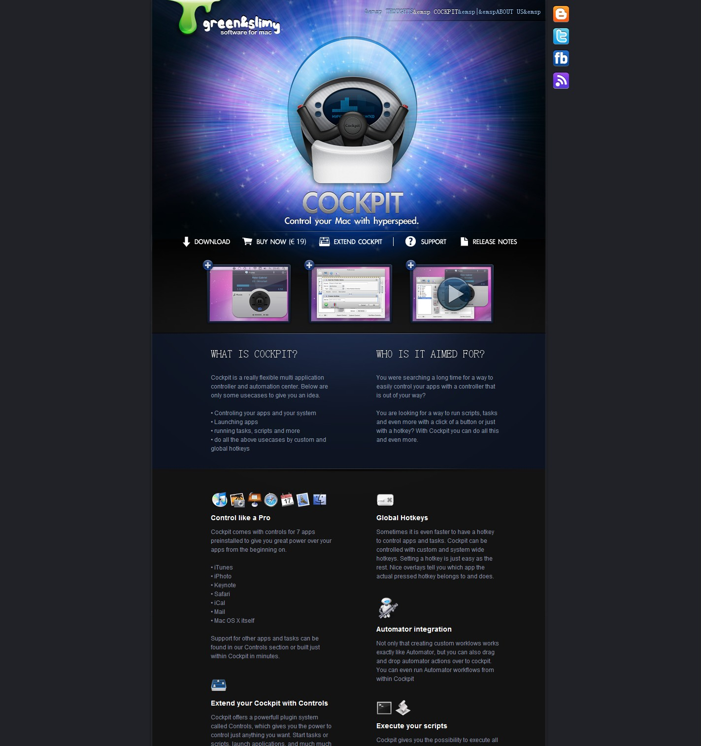 Cockpit for Mac OS X